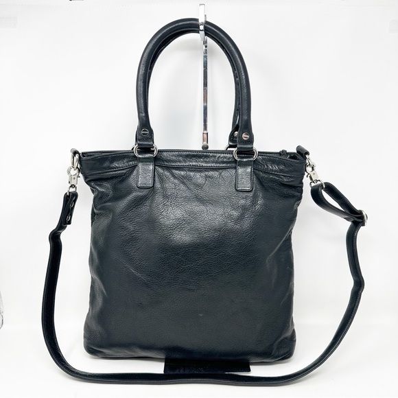 Jackie Easlick Leather Crossbody Satchel - Picture 2 of 7